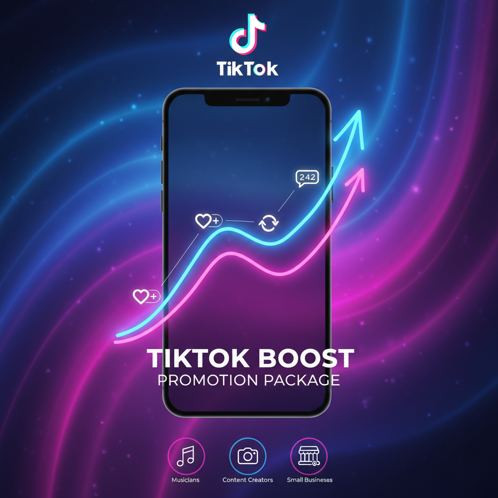 TikTok Promotion Package for creators, musicians, and small businesses
